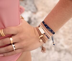 SET X5 , BLUE PURA VIDA BRACELET